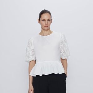 Zara cotton poplin shirt